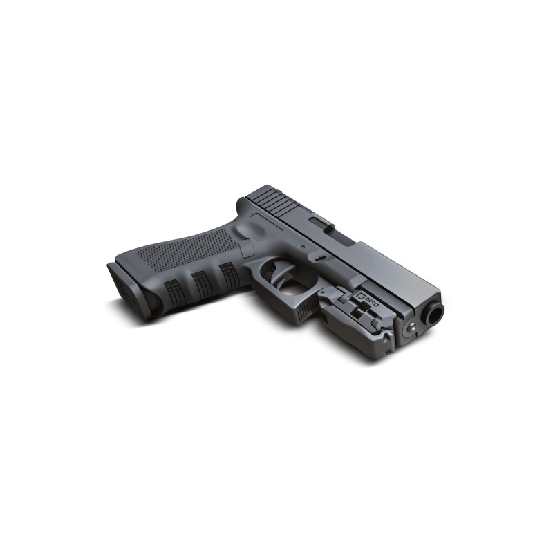 Fondina Recover GZERO IWB agganciata alla slitta Picatinny della pistola