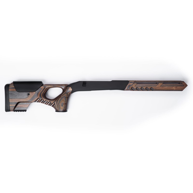Woox Cobra, chassis con impugnatura thumbhole in noce
