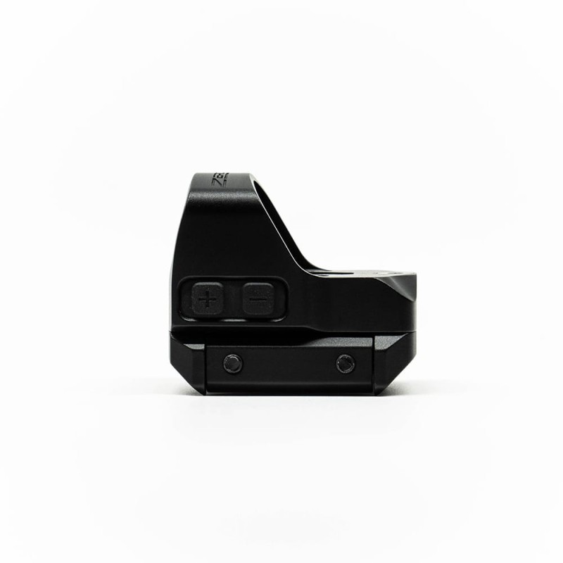 Punto rosso ZeroTech Thrive HD 1x28 con attacco basso, corpo in alluminio nero