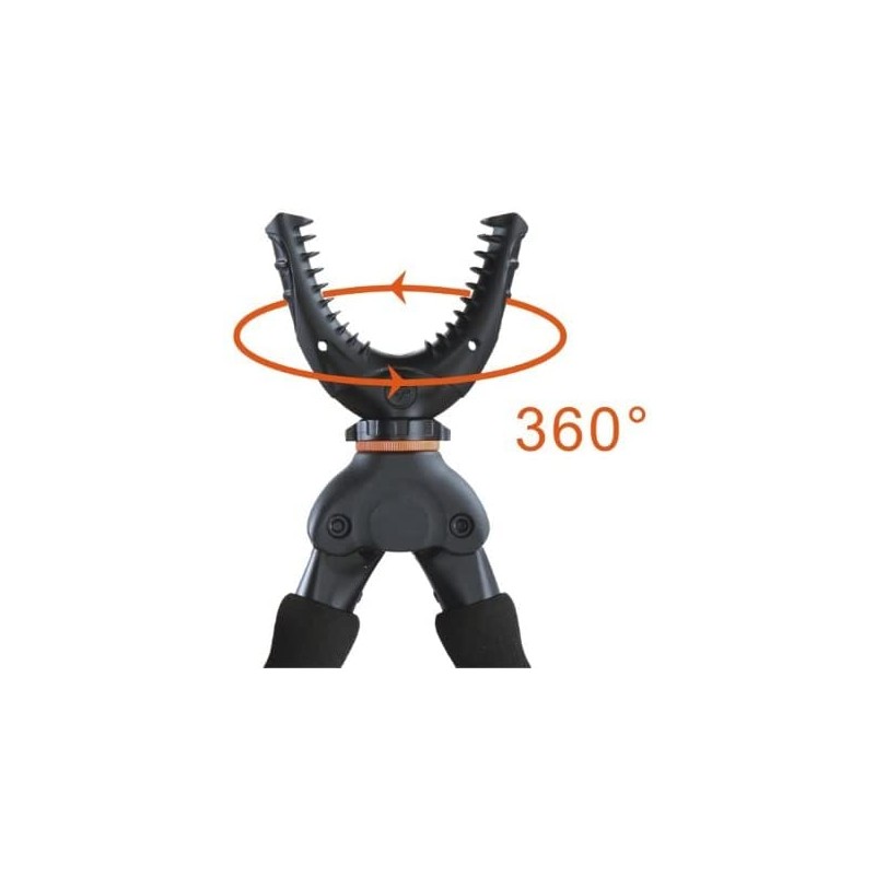 Vanguard Quest B62, bipiede da tiro in alluminio da 650 g con forcella a U gommata