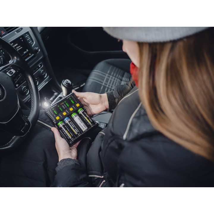Armytek Uni C4 Charger / 4ch / Input AC 85-264V or DC 12V / Output up to 2A per channel – A04501C