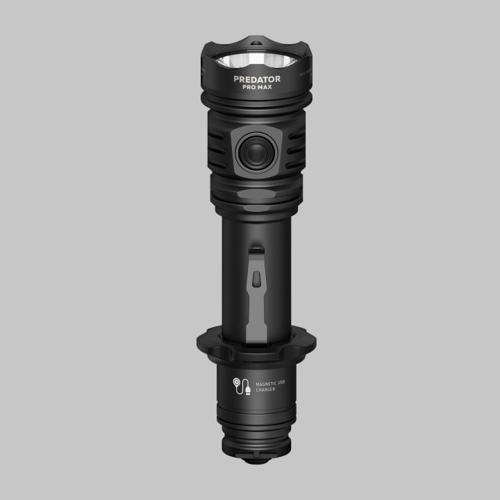 Armytek Predator Pro Max Magnet USB / White / 1500 lm / 5°:40° / 1×18650 (incl.) – F08201PC