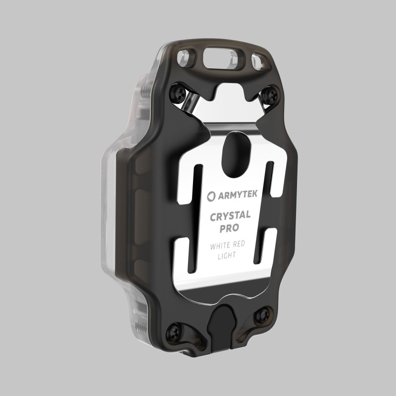 Armytek Crystal Pro Grey, torcia multiuso con corpo traslucido