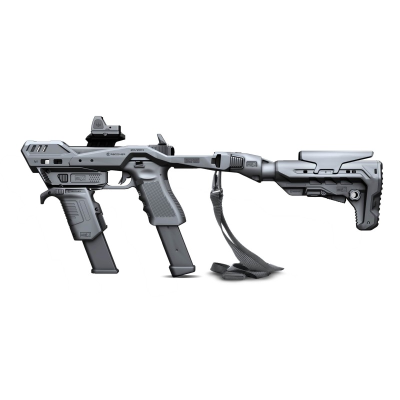 Kit di conversione Recover 20/20X con calcio AR e shroud M-LOK